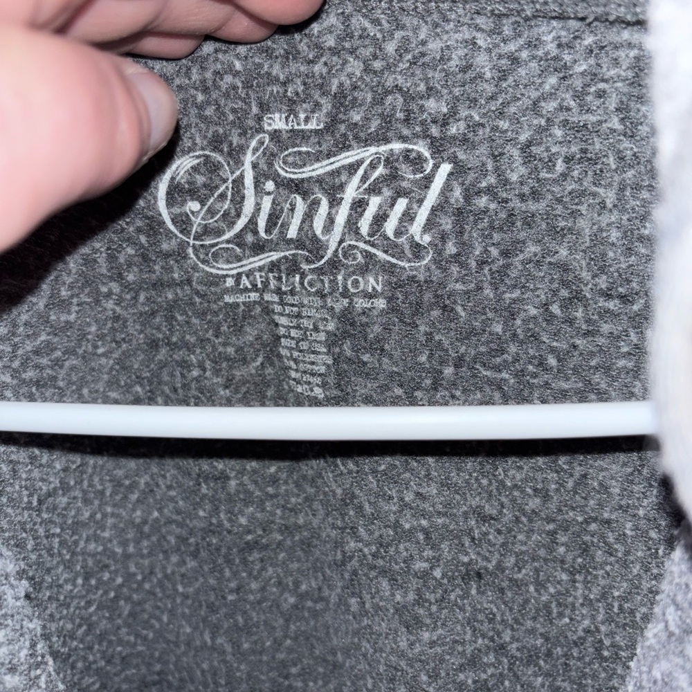 Affliction Sinful Gray Hoodie - Picture 4 of 7